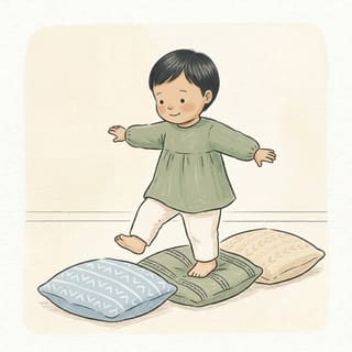 Pillow Path Walk illustration
