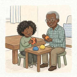 Play Dough Colour Squish illustration