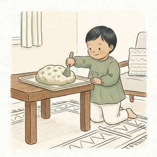 Play Dough Poke illustration