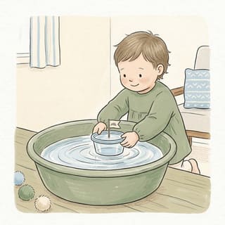 Puddle Boat Race illustration