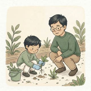 Pull the Weeds illustration