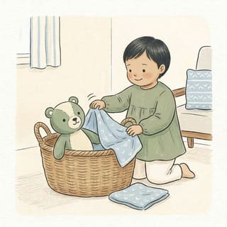 Put Toys To Bed illustration