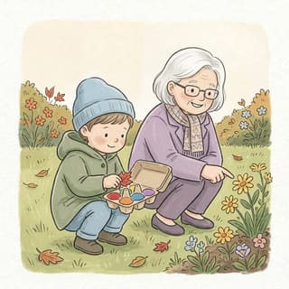 Rainbow Treasure Hunt illustration