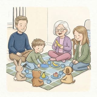 Rhyming Picnic illustration