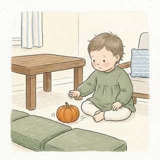 Roll the Pumpkin illustration