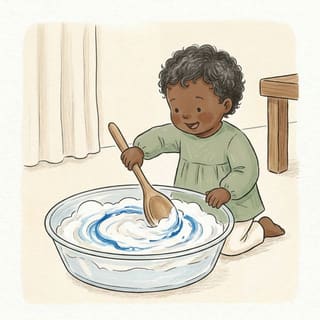 Shaving Foam Swirl illustration