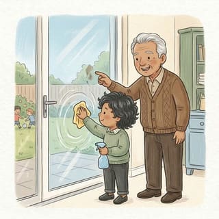 Shine the Windows illustration