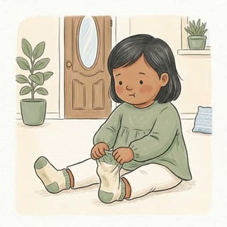 Sock Pull illustration