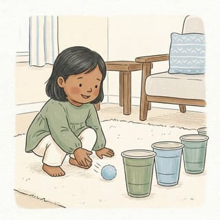 Soft Ball Roll Bowling illustration