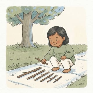 Stick Line-Up illustration