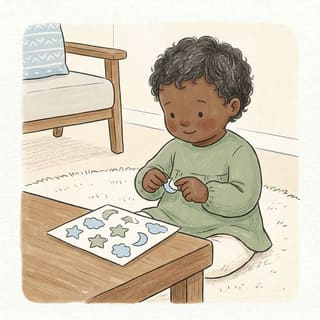 Sticker Peel And Stick illustration