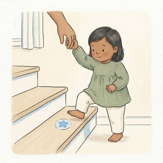 Sticker Steps illustration