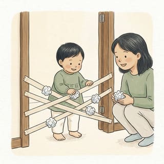 Sticky Spider Web illustration