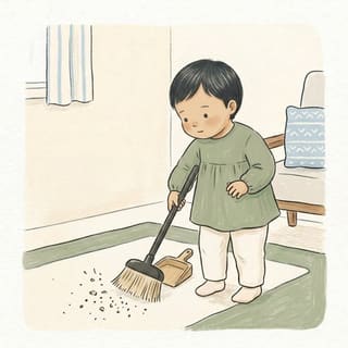 Sweep The Crumbs illustration