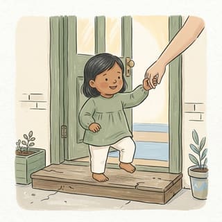 The Front Doorstep illustration