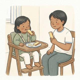 Toast Finger Snack illustration
