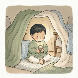 Torch Under Blanket illustration
