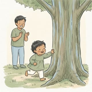 Tree and Back illustration