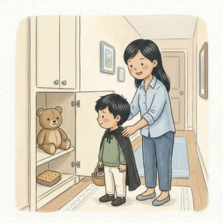 Trick-or-Treat Doors illustration