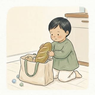 Unpack The Shopping illustration