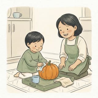 Wash the Pumpkin illustration