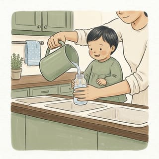 Water Bottle Fill Help illustration