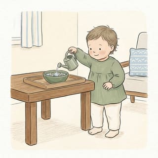 Watering Can Fill illustration