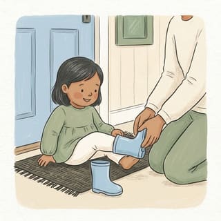 Wellies On illustration