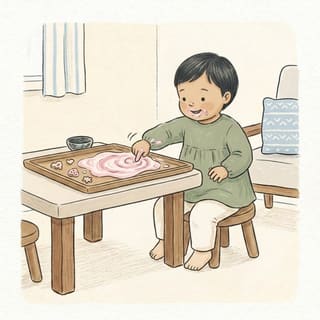 Yogurt Finger Paint illustration