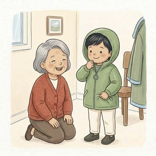 Zip Up the Coat illustration